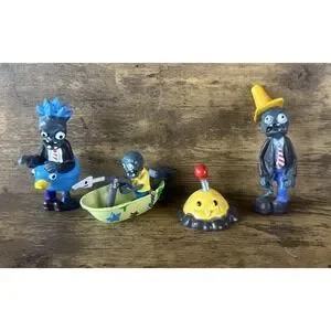 Popcap Toy Toys | Rare Bundle Of 4 Plants Vs Zombies Figures Popcap Games Fast And ...